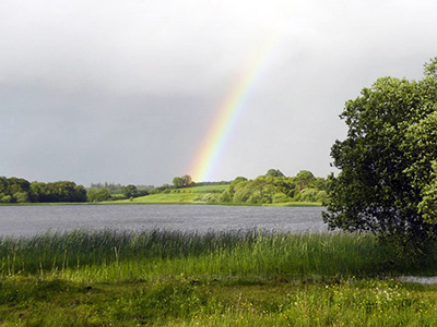 Rainbow over East Clare